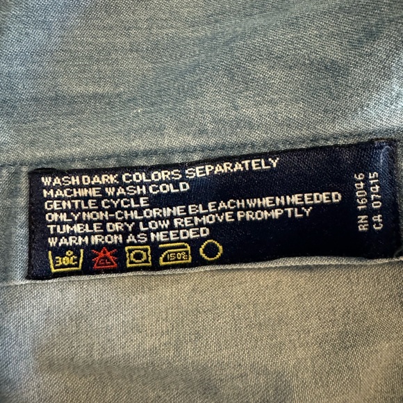 Nautica Chambray Button Down - Picture 4 of 5
